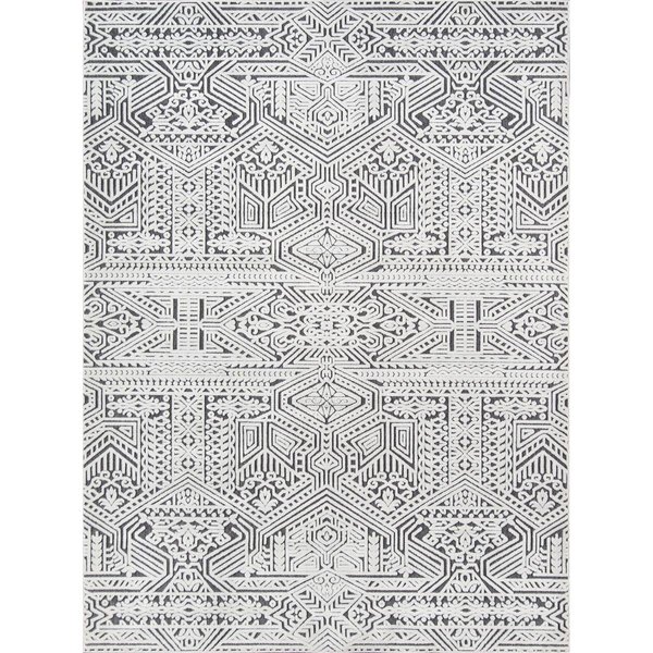 Momeni 2 ft. 3 in. x 7 ft. 6 in. Covin-4 Runner Rug Charcoal COVINCOV-4CHR2376